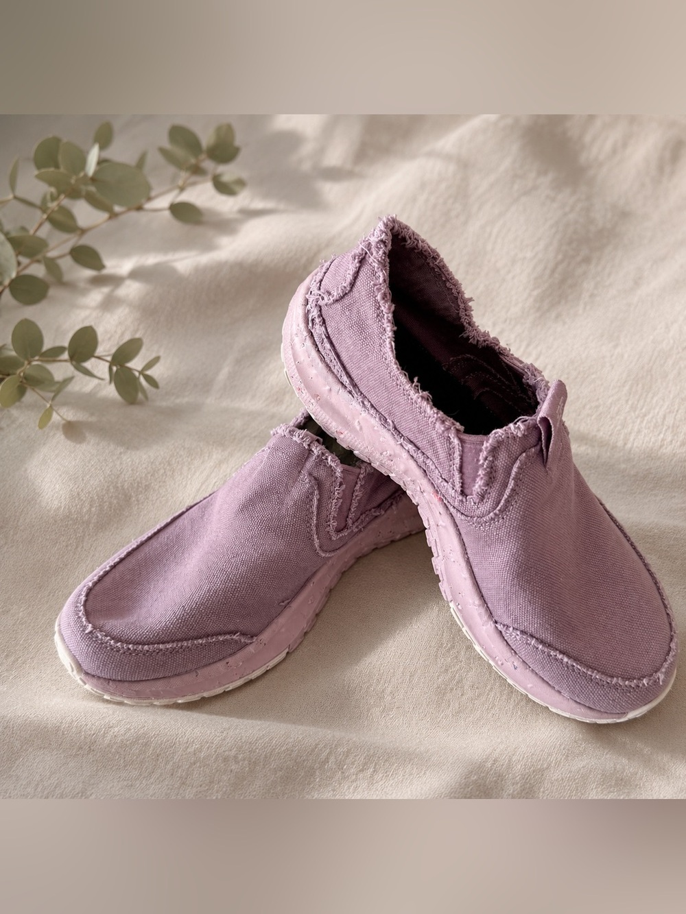 Holo Athena Moc Slip On Sneakers Dusty Lavender Purple Size 10